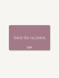 O&P E-Gift Card